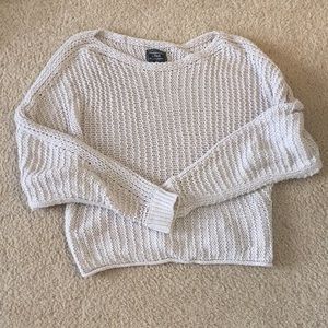 A&F crochet sweater